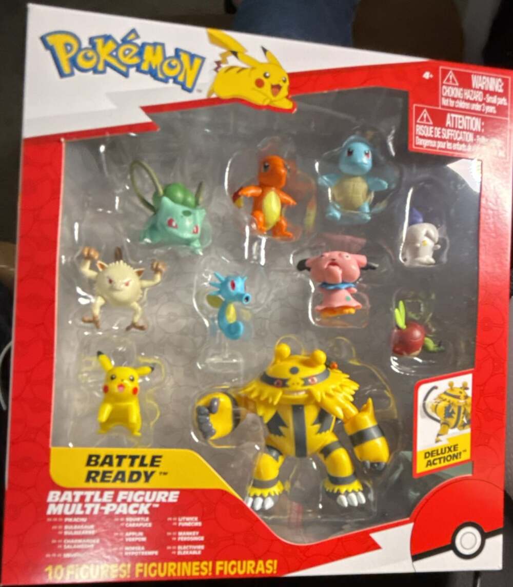 Pokemon Battle Ready Battle Figure Multi-Pack 10 Figures